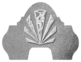 DARAY-L-602-SL-SH-SL Silver Sunburst Shimmer Silver